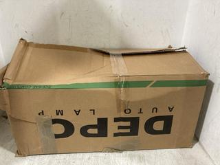 Lot 705  
            Chesterfield SR45 - Parcel Delivery Only 

                
DEPO AUTOLAMPS OFFSIDE HEADLAMP FOCUS 471 59 0241 (LOCATION: E9)