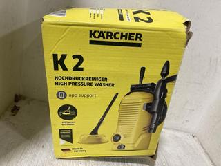 Lot 712  
            Chesterfield SR45 - Parcel Delivery Only 

                
KARCHER K2 HOME PRESSURE WASHER ORIGINAL RRP-£100 (LOCATION: E10)