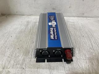 Lot 725  
            Chesterfield SR45 - Parcel Delivery Only 

                
STREETWIZE 1500 WATT MODIFIRED SINE WAVE 3000W PEAK INVERTER (LOCATION: E10)