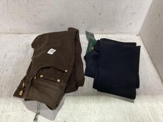Lot 734  
            Chesterfield SR45 - Parcel Delivery Only 

                
BROWN HOLLAND COOPER JEANS HIGH RISE FLARED IN CHOCOLATE COLOUR UK SIZE 8R+ HOLLA...