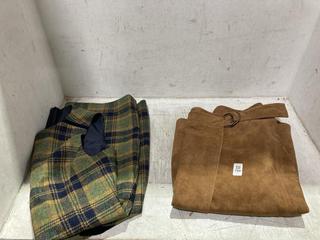 Lot 786  
            Chesterfield SR45 - Parcel Delivery Only 

                
2 X ASSORTED CLOTHING ITEMS TO INCLUDE HOBBS LONDON BROWN UK SIZE 14 DRESS (LOCAT...