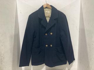 Lot 798  
            Chesterfield SR45 - Parcel Delivery Only 

                
FOLK M BLUE COAT JACKET (LOCATION: D3)