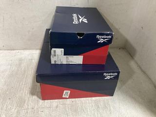 Lot 810  
            Chesterfield SR45 - Parcel Delivery Only 

                
2 X ASSORTED REBOOK TRAINERS TO INCLUDE REEBOK CLUB C REVENGE TENNIS SHOES UK SIZ...
