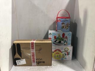Lot 880  
            Chesterfield SR45 - Parcel Delivery Only 

                
4 X ASSORTED BABY ITEMS TO INCLUDE BABYZEN YOYO BOARD (LOCATION: D6)