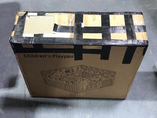 Lot 888  
            Chesterfield SR45 - Parcel Delivery Only 

                
DRIPEX CHILDRENS PLAYPEN IN GRAY WHITE (LOCATION: D6)