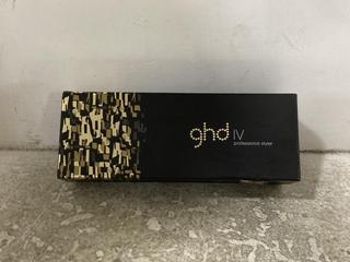 Lot 915  
            Chesterfield SR45 - Parcel Delivery Only 

                
GHD IV PROFESSIONAL STYLER (LOCATION: D7)