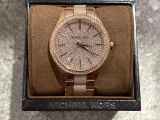 Lot 951  
            Chesterfield SR45 - Parcel Delivery Only 

                
MICHAEL KORS WOMENS WATCH MODEL MK4228 (LOCATION: D9)