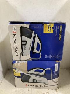 Lot 1012  
            Chesterfield SR44 - Parcel Delivery Only 

                
2 X RUSSELL HOBBS STEAM POWER STEAM GENERATOR (LOCATION: C6)