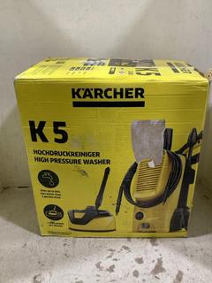 Lot 1014  
            Chesterfield SR44 - Parcel Delivery Only 

                
KARCHER K5 CLASSIC PRESSURE WASHER - ORIGINAL RRP £199 (LOCATION: C6)