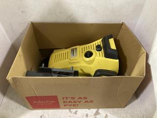 Lot 1017  
            Chesterfield SR44 - Parcel Delivery Only 

                
KARCHER K3 CLASSIC PRESSURE WASHER 1600W IN YELLOW ORIGINAL RRP- £130 (LOCATION: C6)