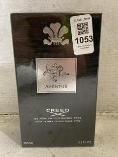 Lot 1053  
            Chesterfield SR44 - Parcel Delivery Only 

                
CREED AVENTUS PERFUME 100ML (LOCATION: C8)