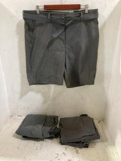 Lot 1056  
            Chesterfield SR44 - Parcel Delivery Only 

                
3 X ASSORTED CLOTHING TO INCLUDE BRASHER SHORTS IN GREY SIZE 16 (LOCATION: C8)