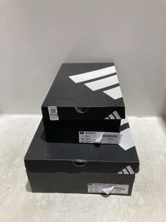 Lot 1112  
            Chesterfield SR44 - Parcel Delivery Only 

                
ADIDAS RUN FALCON TRAINERS IN WHITE SIZE 6.5 UK TO INCLUDE ADIDAS SUPERNOVA EASE ...