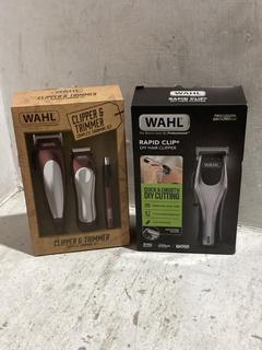 Lot 1145  
            Chesterfield SR44 - Parcel Delivery Only 

                
WAHL CLIPPER AND TRIMMER COMPLETE GROOMING SET TO INCLUDE WAHL RAPID CLIP DIY HAI...