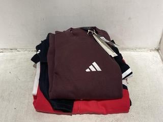 Lot 1159  
            Chesterfield SR44 - Parcel Delivery Only 

                
QTY OF ASSORTED ADIDAS SWEATSHIRT IN BURGUNDY UK SIZE SMALL (LOCATION: B2)