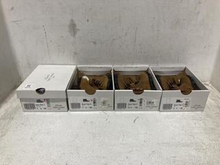 Lot 1213  
            Chesterfield SR44 - Parcel Delivery Only 

                
4 X ASSORTED KIDS SHOES TO INCLUDE CLARKS EVYN TOP BOOTS IN TAN SIZE UK 4 (LOCATI...