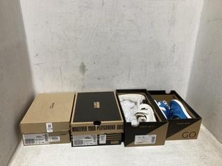 Lot 1218  
            Chesterfield SR44 - Parcel Delivery Only 

                
4 X ASSORTED KIDS SHOES TO INCLUDE CLARKS CICA STAR FLEX IN PINK SIZE UK 2 (LOCAT...