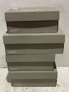 Lot 1226  
            Chesterfield SR44 - Parcel Delivery Only 

                
4 X ASSORTED CLARKS KIDS SHOES TO INCLUDE CLARKS FEATHER PACE K TRAINERS IN GREY ...