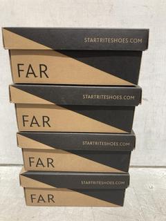 Lot 1280  
            Chesterfield SR44 - Parcel Delivery Only 

                
4 X KIDS START RITE MAZE LEATHER TRAINERS IN WHITE IN ASSORTED SIZES TO INCLUDE S...