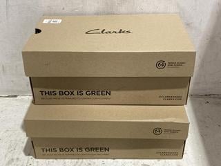 Lot 1359  
            Chesterfield SR44 - Parcel Delivery Only 

                
CLARKS SCALA LACE SHOES IN BLACK SIZE 7.5 UK TO INCLUDE CLARKS SHINY BLACK SHOES ...