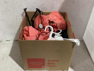 Lot 1362  
            Chesterfield SR44 - Parcel Delivery Only 

                
BOX OF ASSORTED UNDERWEAR PINK FLORAL BRA SIZE 34 F (LOCATION: B6)