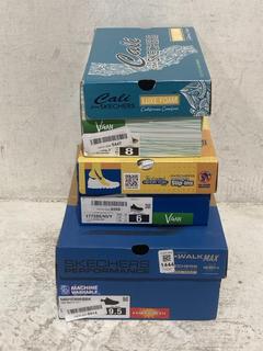 Lot 1444  
            Chesterfield SR44 - Parcel Delivery Only 

                
3 X ASSORTED SHOES TO INCLUDE CALI FROM SKECHERS SHOES SIZE UK 5 (LOCATION: B8)