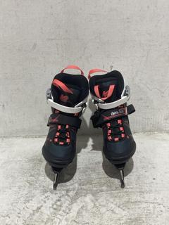 Lot 1476  
            Chesterfield SR44 - Parcel Delivery Only 

                
K2 ALEXIS ICE BLACK AND RED ICE SKATES SIZE 2.5 UK (LOCATION: A1)
