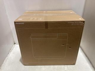 Lot 1493  
            Chesterfield SR44 - Parcel Delivery Only 

                
PANASONIC SD-YR2550 AUTOMATIC BREAD MAKER IN SILVER - ORIGINAL RRP £206 (LOCATION...