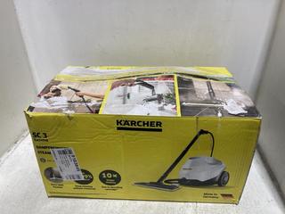Lot 1499  
            Chesterfield SR44 - Parcel Delivery Only 

                
KARCHER SC3 STEAM CLEANER (LOCATION: A2)