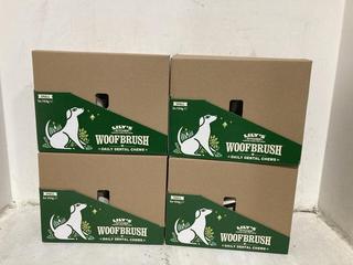 Lot 1520  
            Chesterfield SR44 - Parcel Delivery Only 

                
4 X LILY'S KITCHEN WOOF BRUSH DAILY DENTAL CHEWS - FOR SMALL DOGS ( 05/2026 ) (LO...