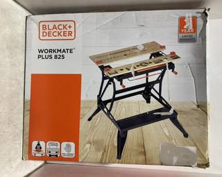 Lot 1574  
            Chesterfield SR44 - Parcel Delivery Only 

                
BLACK + DECKER WORKMATE PLUS 825 DELUXE DUAL HEIGHT WORKBENCH - ORIGINAL RRP £107...