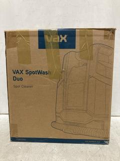 Lot 1578  
            Chesterfield SR44 - Parcel Delivery Only 

                
VAX SPOT WASH DUO CARPET CLEANER (LOCATION: A5)