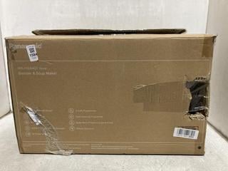 Lot 1584  
            Chesterfield SR44 - Parcel Delivery Only 

                
PANASONIC MX-HG4401 SOUP MAKER & BLENDER IN BLACK (LOCATION: A5)