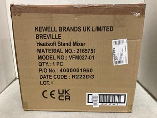 Lot 1605  
            Chesterfield SR44 - Parcel Delivery Only 

                
BREVILLE HEADSOFT ELECTRIC STAND MIXER (LOCATION: A6)