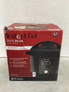 Lot 1610  
            Chesterfield SR44 - Parcel Delivery Only 

                
INSTANT DUO PLUS MULTI-COOKER (LOCATION: A6)