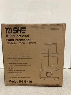 Lot 1611  
            Chesterfield SR44 - Parcel Delivery Only 

                
YASHE MULTI-FUNCTIONAL 1300W FOOD PROCESSOR (LOCATION: A6)