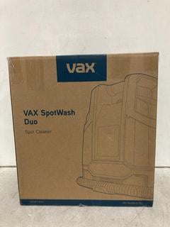 Lot 1612  
            Chesterfield SR44 - Parcel Delivery Only 

                
VAX DUO SPOT WASH CLEANER (LOCATION: A6)