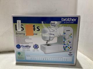 Lot 1638  
            Chesterfield SR44 - Parcel Delivery Only 

                
BROTHER LS14S SEWING MACHINE IN WHITE (LOCATION: A7)