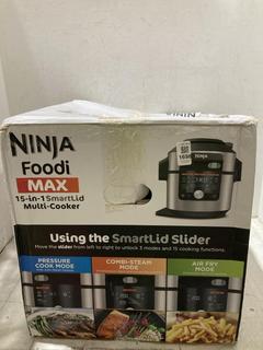 Lot 1698  
            Chesterfield SR44 - Parcel Delivery Only 

                
NINJA FOODI MAX 15 IN 15 SMART LID MULTI COOKER (LOCATION: A9)