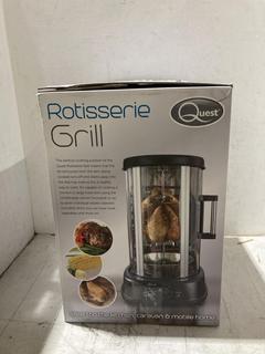 Lot 1700  
            Chesterfield SR44 - Parcel Delivery Only 

                
QUEST ROTISSERIE GRILL (LOCATION: A9)