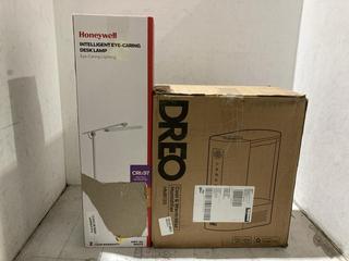 Lot 1704  
            Chesterfield SR44 - Parcel Delivery Only 

                
DREO MINI HUMIDIFIER TO INCLUDE HONEYWELL INTELLIGENT EYE-CARING DESK LAMP (LOCAT...