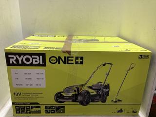 Lot 1737  
            Chesterfield SR44 - Parcel Delivery Only 

                
RYOBI ONE+ 18V CORDLESS LAWNMOWER & GRASS TRIMMER (LOCATION: A10)