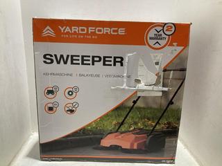 Lot 1739  
            Chesterfield SR44 - Parcel Delivery Only 

                
YARD FORCE 2-STROKE BROOM SWEEPER - ORIGINAL RRP £115 (LOCATION: A10)