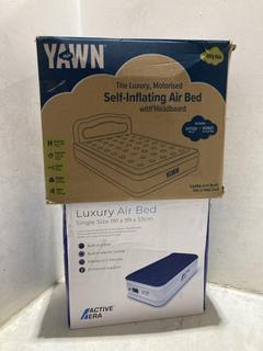 Lot 1741  
            Chesterfield SR44 - Parcel Delivery Only 

                
ACTIVE ERA LUXURY AIR BED WITH BUILT IN PUMP ( SINGLE ) TO INCLUDE YAWN AIR LUXUR...