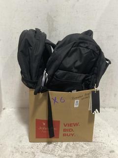 Lot 320  
            Chesterfield SR44 - Parcel Delivery Only 

                
6 X ASSORTED BRANDED BAGS TO INCLUDE ADIDAS BACKPACK IN BLACK (LOCATION: F8)