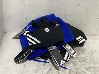 Lot 321  
            Chesterfield SR44 - Parcel Delivery Only 

                
5 X ASSORTED ADIDAS CLOTHING ITEMS TO INCLUDE ADIDAS BRA IN BLACK SIZE XL (LOCATI...