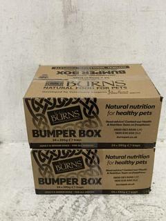 Lot 369  
            Chesterfield SR44 - Parcel Delivery Only 

                
2 X BURNS FISH BUMPER BOX 24 X 395 (LOCATION: E1)