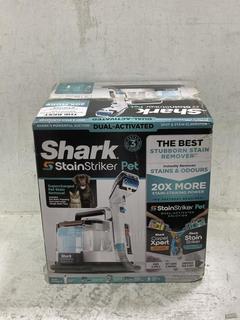 Lot 753  
            Chesterfield SR44 - Parcel Delivery Only 

                
SHARK STAINSTRIKER PET DUAL-ACTIVATED CARPET CLEANER - ORIGINAL RRP £150 (LOCATIO...