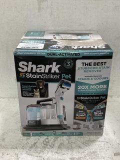 Lot 754  
            Chesterfield SR44 - Parcel Delivery Only 

                
SHARK STAINSTRIKER PET DUAL-ACTIVATED CARPET CLEANER - ORIGINAL RRP £150 (LOCATIO...