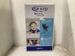 Lot 760  
            Chesterfield SR44 - Parcel Delivery Only 

                
GRACO SNACK N STOW HIGH CHAIR - 6 MONTHS + (LOCATION: D5)